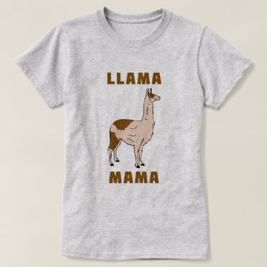 ラマママ Tシャツ (デザイン正面)