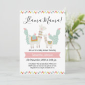 ラママラマラマラマベビーシャワー招待状 招待状 (スタンド正面)