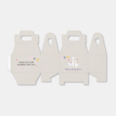 ラマモダンスかわいい赤ちゃんシャワーお願いボックス フェイバーボックス (折り畳みなし)