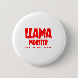 ラマモンスターレッドロゴ 缶バッジ