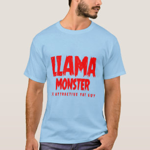 ラマモンスター(魅力的な脂肪質の人) Tシャツ