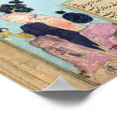 ラマヤナインディアン絵画ミニチュア ポスター (角)