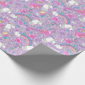 ラマユニコーンラッピング紙 ラッピングペーパー (角)