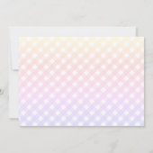 ラマユニコーン プール誕生日パーティー招待状 招待状 (裏面)