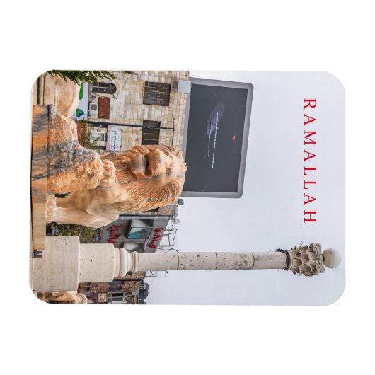 ラマラアルマナラスクエアビュー冷蔵庫用マグネット マグネット (横)