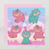 ラマラブホリデーカード シーズンカード (正面/裏面)