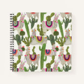 ラマラマコレクションパターン ノートブック (正面)