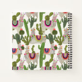 ラマラマコレクションパターン ノートブック (裏面)