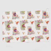 ラマラマコレクションパターンII ゴルフタオル (横)