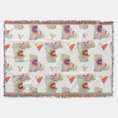 ラマラマコレクションパターンII スローブランケット (正面)