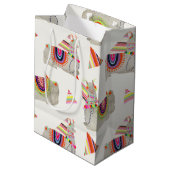 ラマラマコレクションパターンII ミディアムペーパーバッグ (裏面アングル)