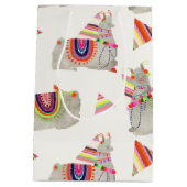 ラマラマコレクションパターンII ミディアムペーパーバッグ (裏面)