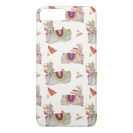 ラマラマコレクションパターンII Case-Mate iPhoneケース (裏面)