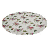 ラマラマコレクション |かわいいラマス カッティングボード (角)