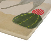 ラマラマコレクション |かわいいラマス カッティングボード (角)