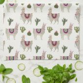 ラマラマコレクション |かわいいラマス キッチンタオル (折り畳み)