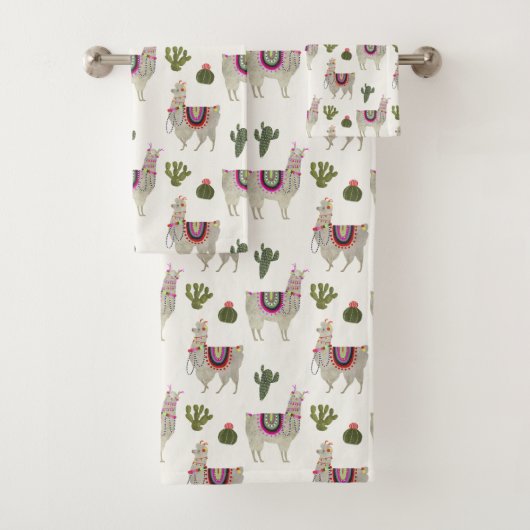 ラマラマコレクション |かわいいラマス バスタオルセット (インサイチュ)