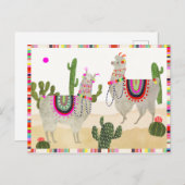 ラマラマコレクション |かわいいラマス ポストカード (正面/裏面)