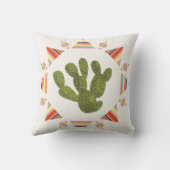 ラマラマコレクション |サボテン円 クッション (裏面)