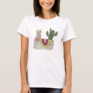 ラマラマコレクション スマイル·ラマ Tシャツ