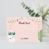 ラマラマサンキューカードフィエスタパーティーアルパカ サンキューカード (スタンド正面)