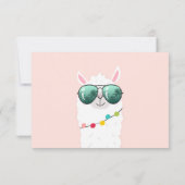 ラマラマサンキューカードフィエスタパーティーアルパカ サンキューカード (裏面)