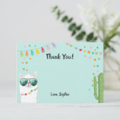 ラマラマサンキューカードフィエスタパーティーアルパカ サンキューカード (スタンド正面)