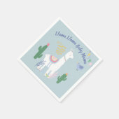 ラマラマベビーママベビーシャワー スタンダードカクテルナプキン (角)