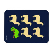 ラマラマラマラマラマカメレオン マグネット (横)