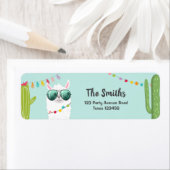 ラマラマ差出人住所ラベルフィエスタアルパカ ラベル (インサイチュ)