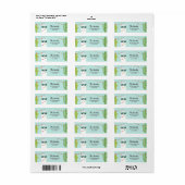 ラマラマ差出人住所ラベルフィエスタアルパカ ラベル (フルシート)