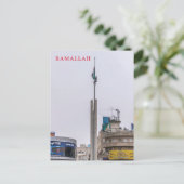 ラマラヤッサーアラファットスクエアビューポストカード ポストカード (スタンド正面)