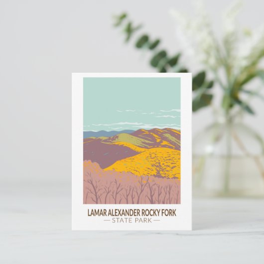 ラマルアレキサンダーロッキーフォーク州パークテネシー ポストカード (スタンド正面)