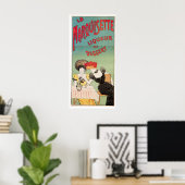 ラマルキセットリキュールヴィンテージドリンクワインアドアート ポスター (ホームオフィス)