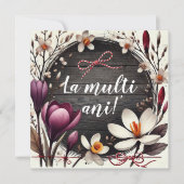 ラマルツィアニフローラグリーティングカードカスタムメッセージ シーズンカード (正面)