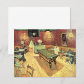 ラマルティーヌ広場の夜のカフェ(ばんのカフェ)by ヴィンセント・ヴァン・ゴッホ (正面/裏面)