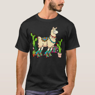 ラマローラースケートブームボックスゲットブラスターヴィンテージ Tシャツ