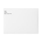 ラマンチャヤギあなたのファーム名ラップのまわりに ラップアラウンドラベル (正面)