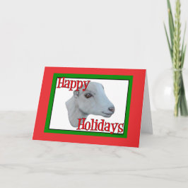 ラマンチャヤギのホリデークリスマス シーズンカード