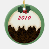 ラマンチャヤートサンタハットクリスマスオーナメント セラミックオーナメント (裏面)