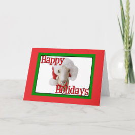 ラマンチャヤートホリデーサンタハットクリスマス シーズンカード
