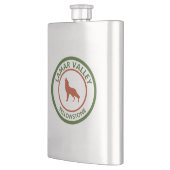 ラマーバレーイエローストーンウルフ フラスク (左)