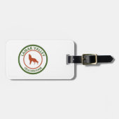 ラマールバレーイエローストーンウルフ ラゲッジタグ (正面横)