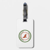 ラマールバレーイエローストーンウルフ ラゲッジタグ (裏面縦)