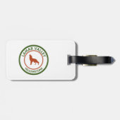 ラマールバレーイエローストーンウルフ ラゲッジタグ (裏面横)