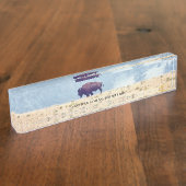 ラマール デスクネームプレート (側面)