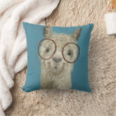 ラマ仕様 – ラウンドメガネ クッション (ブランケット)