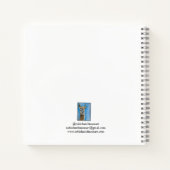 ラマ付きスパイラルノート ノートブック (裏面)