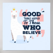 ラマ信じ ポスター (正面)