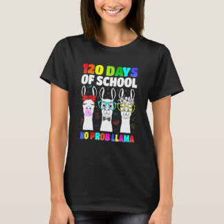 ラマ先生と無問題の120日間の学校生活 子供用 Tシャツ